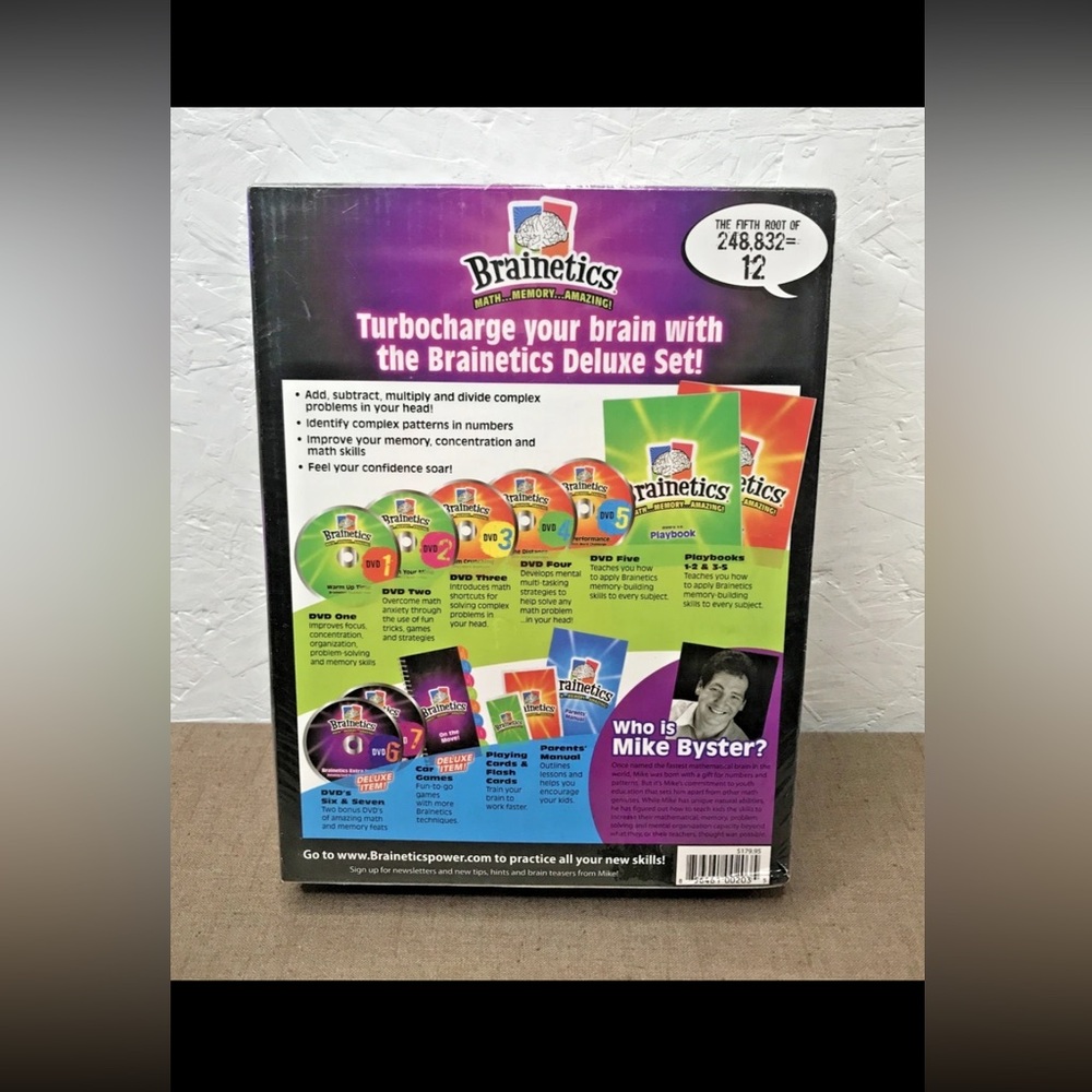 Sealed New Brainetics Deluxe Set - Math...Memory...Amazing! - Picture 4 of 11